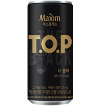 커피음��� 썸네일이미지, 브랜드: 동서식품 제품명: 맥심 티오피 더블랙 용량: 200ml